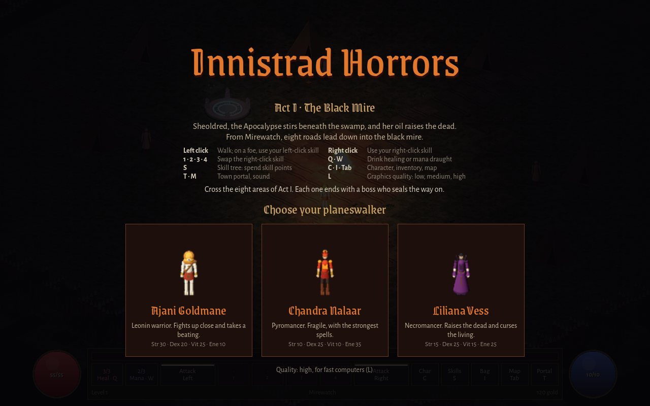 Výběr planeswalkera